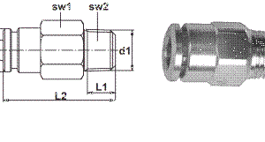 ZSÍRZÓ CSATL. 4-M10X1